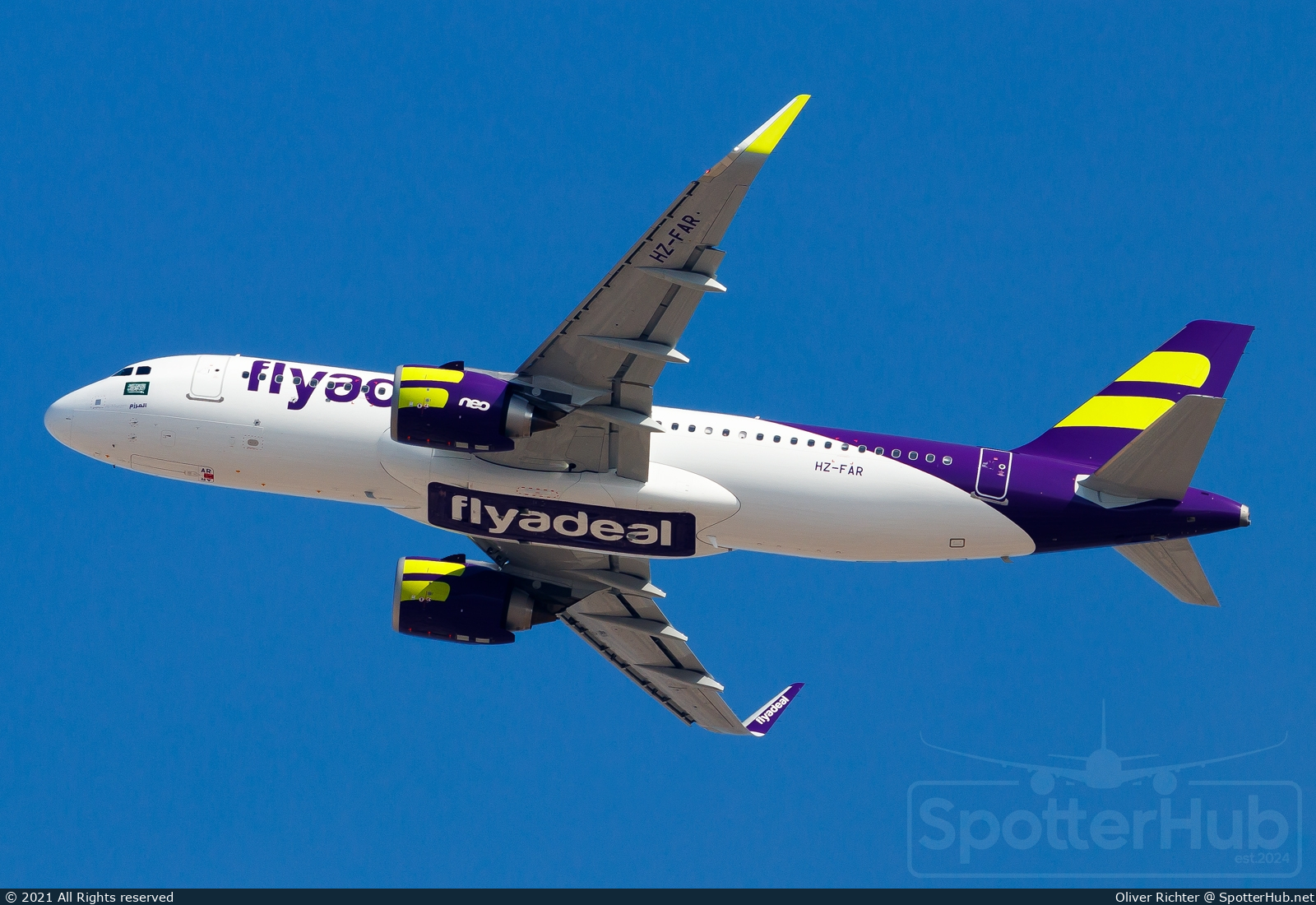 Photo of HZ-FAR - Airbus A320-251N operated by flyadeal