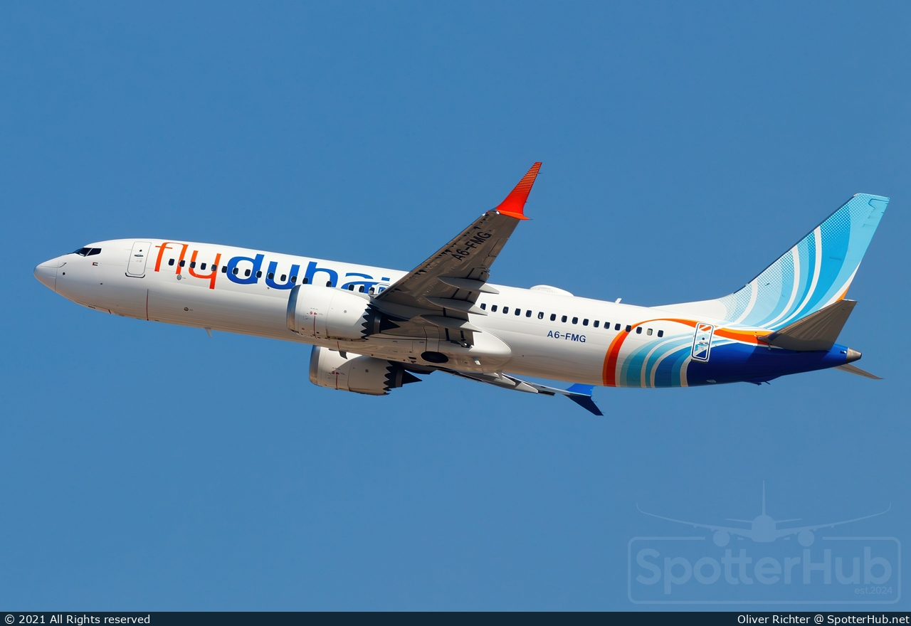 Photo of A6-FMG - Boeing 737 MAX 8 operated by flydubai