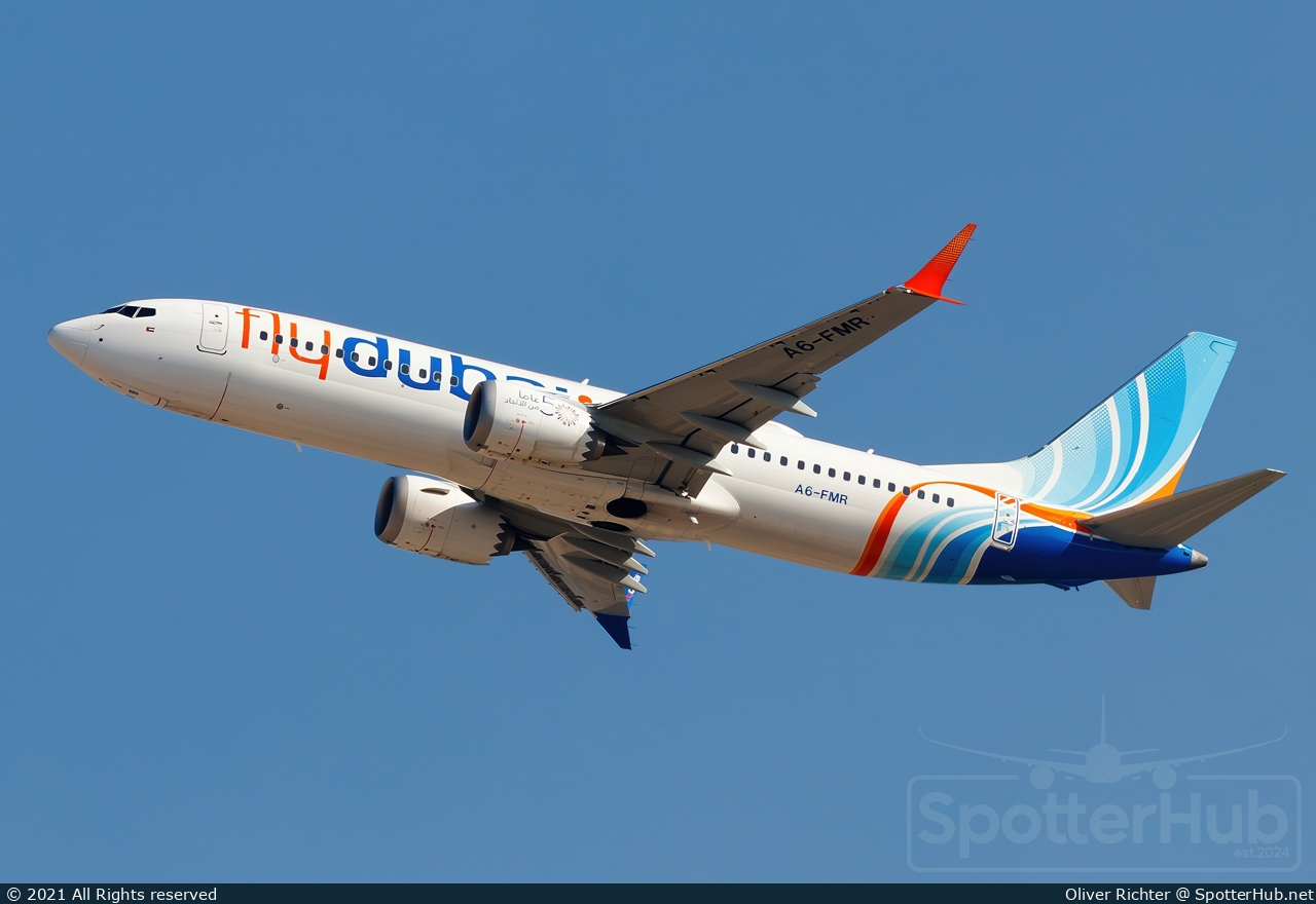 Photo of A6-FMR - Boeing 737 MAX 8 operated by flydubai