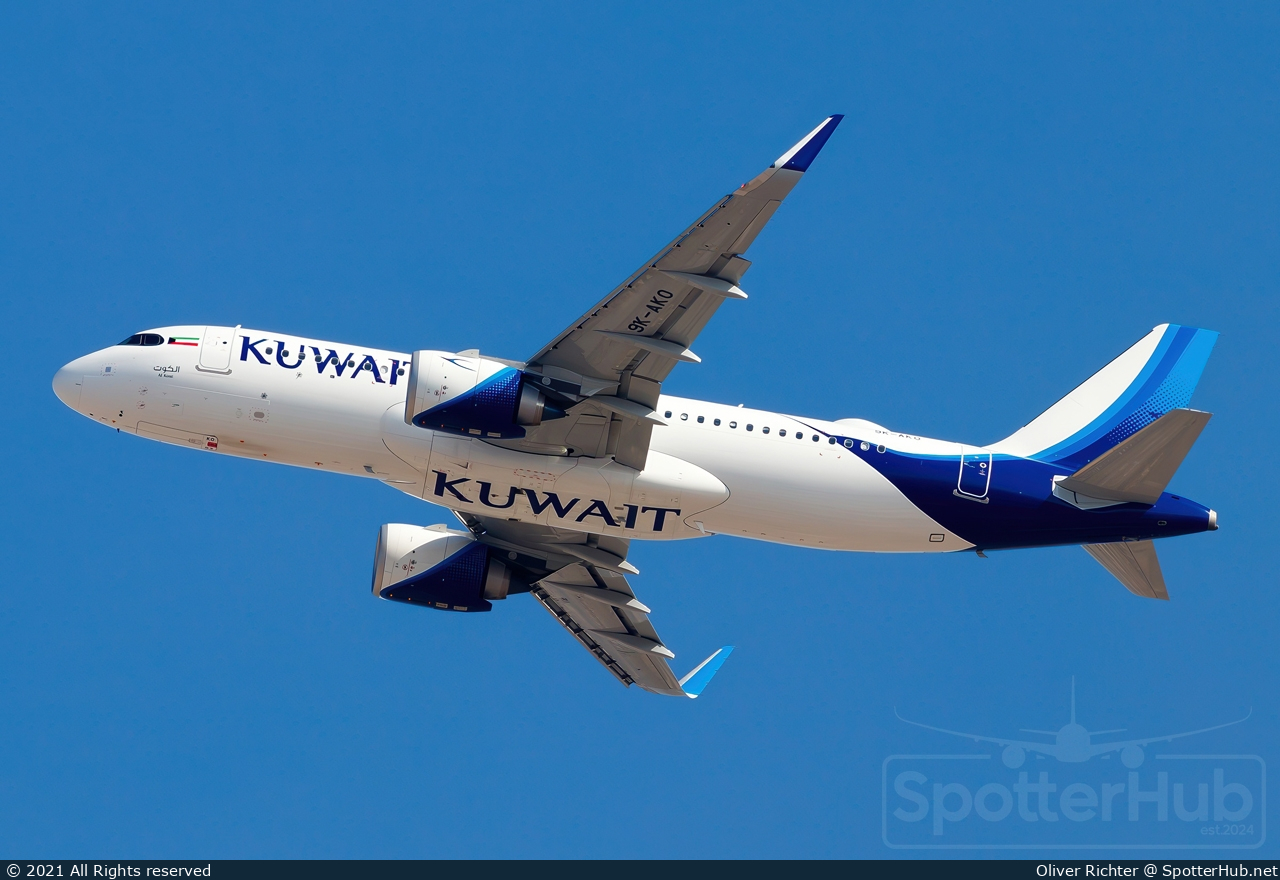 Photo of 9K-AKO - Airbus A320-251N operated by Kuwait Airways