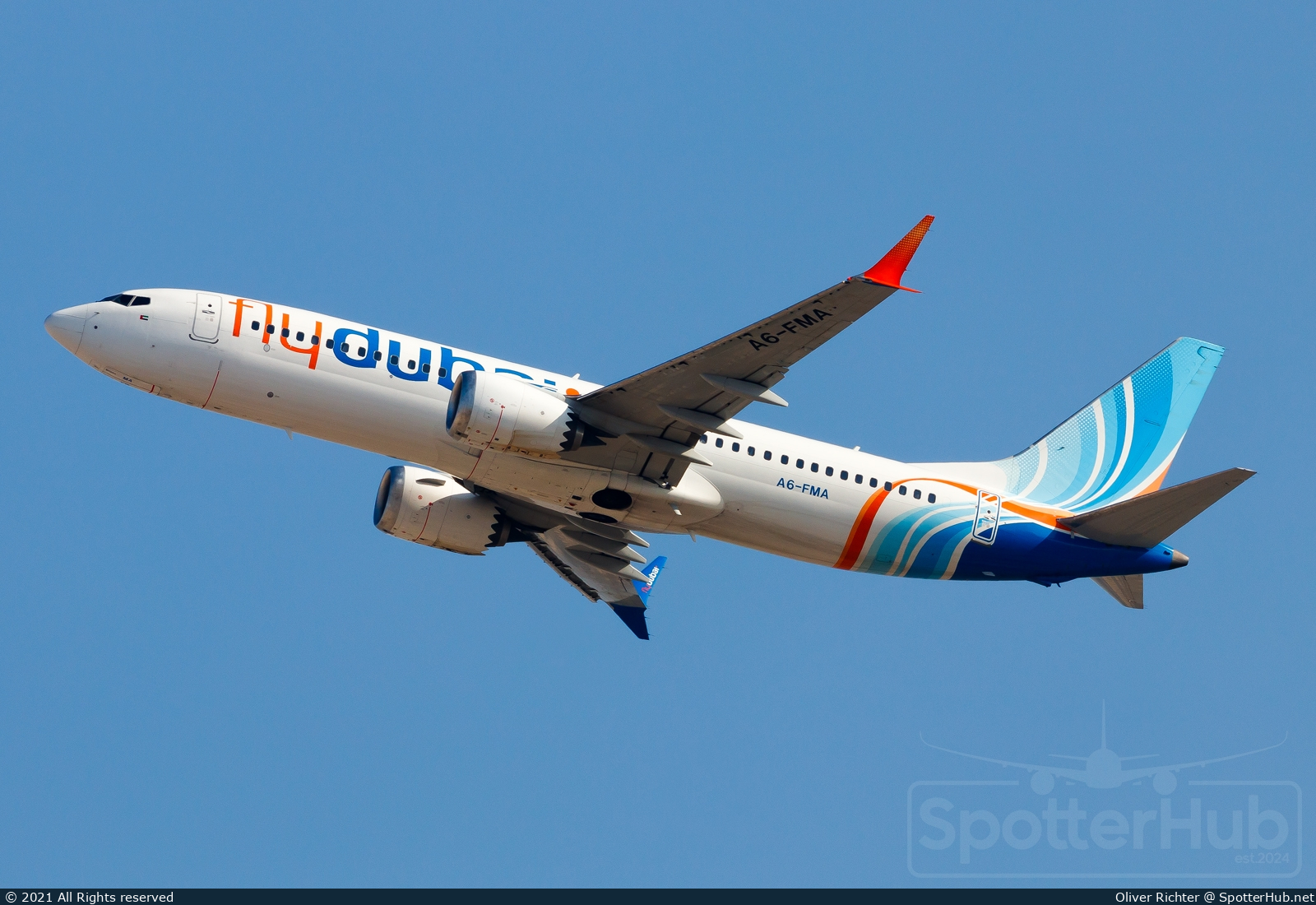 Photo of A6-FMA - Boeing 737 MAX 8 operated by flydubai