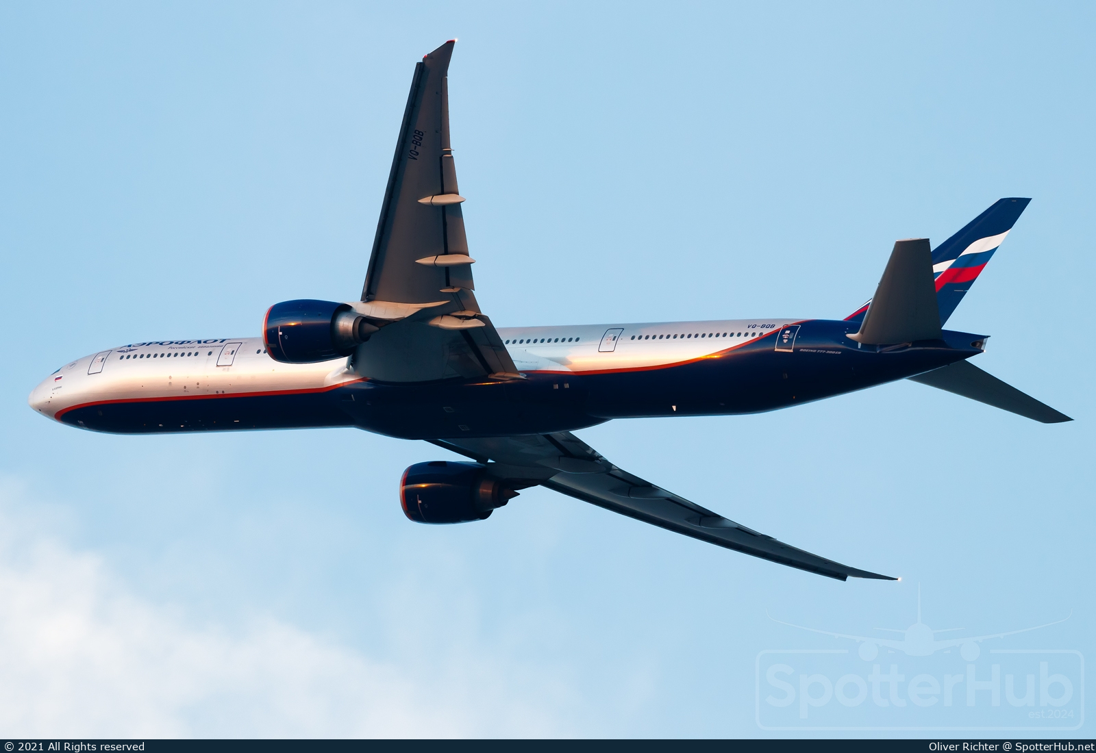 Photo of VQ-BQB - Boeing 777-3M0(ER) operated by Aeroflot
