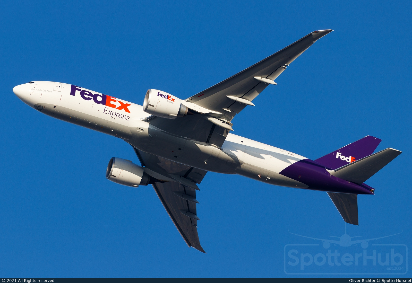 Photo of N873FD - Boeing 777-F operated by FedEx