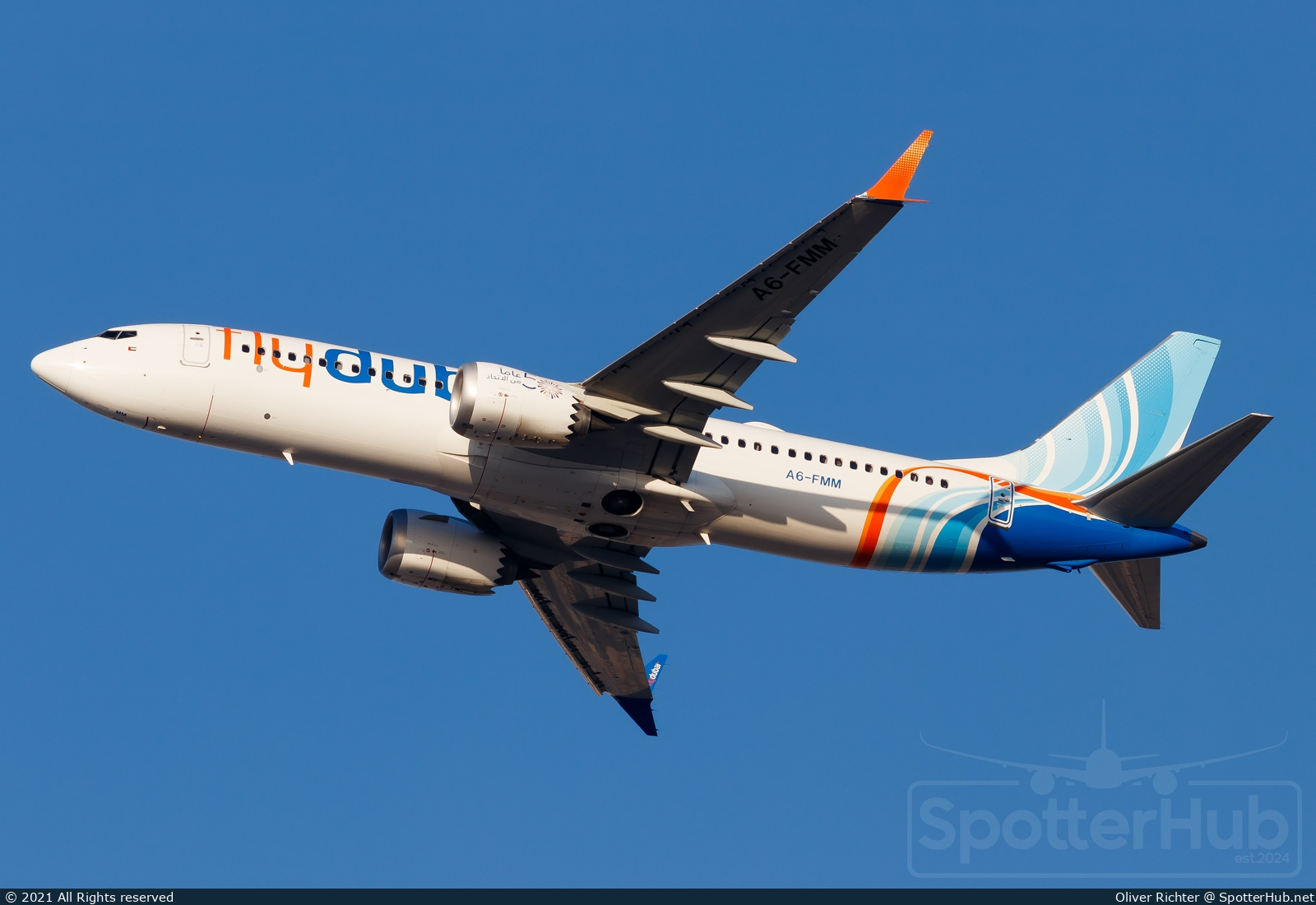 Photo of A6-FMM - Boeing 737 MAX 8 operated by flydubai
