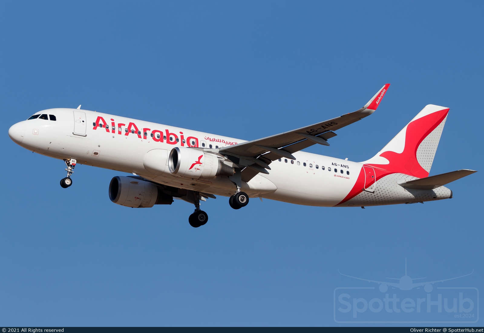 Photo of A6-ANS - Airbus A320-214 operated by Air Arabia