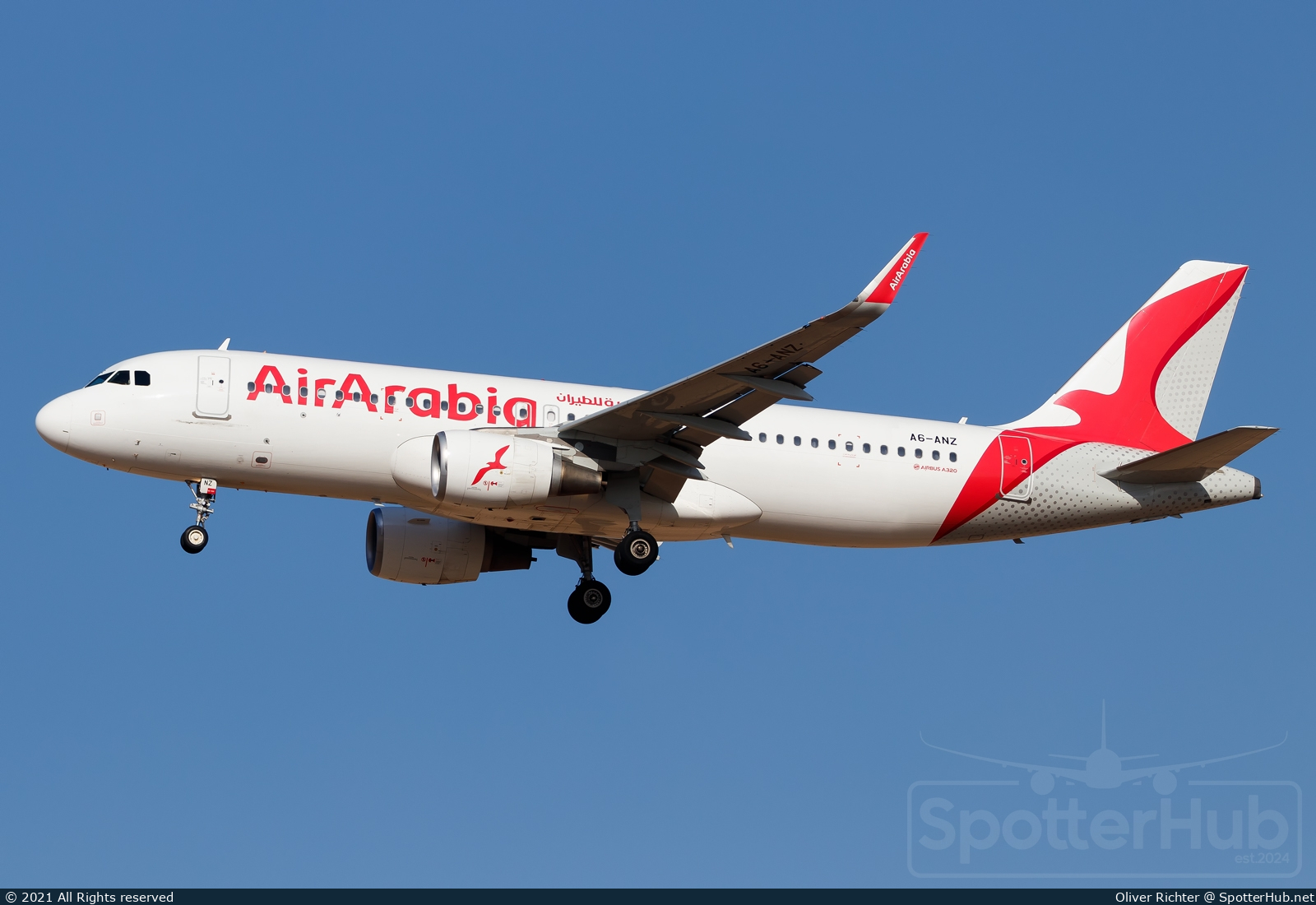 Photo of A6-ANZ - Airbus A320-214 operated by Air Arabia