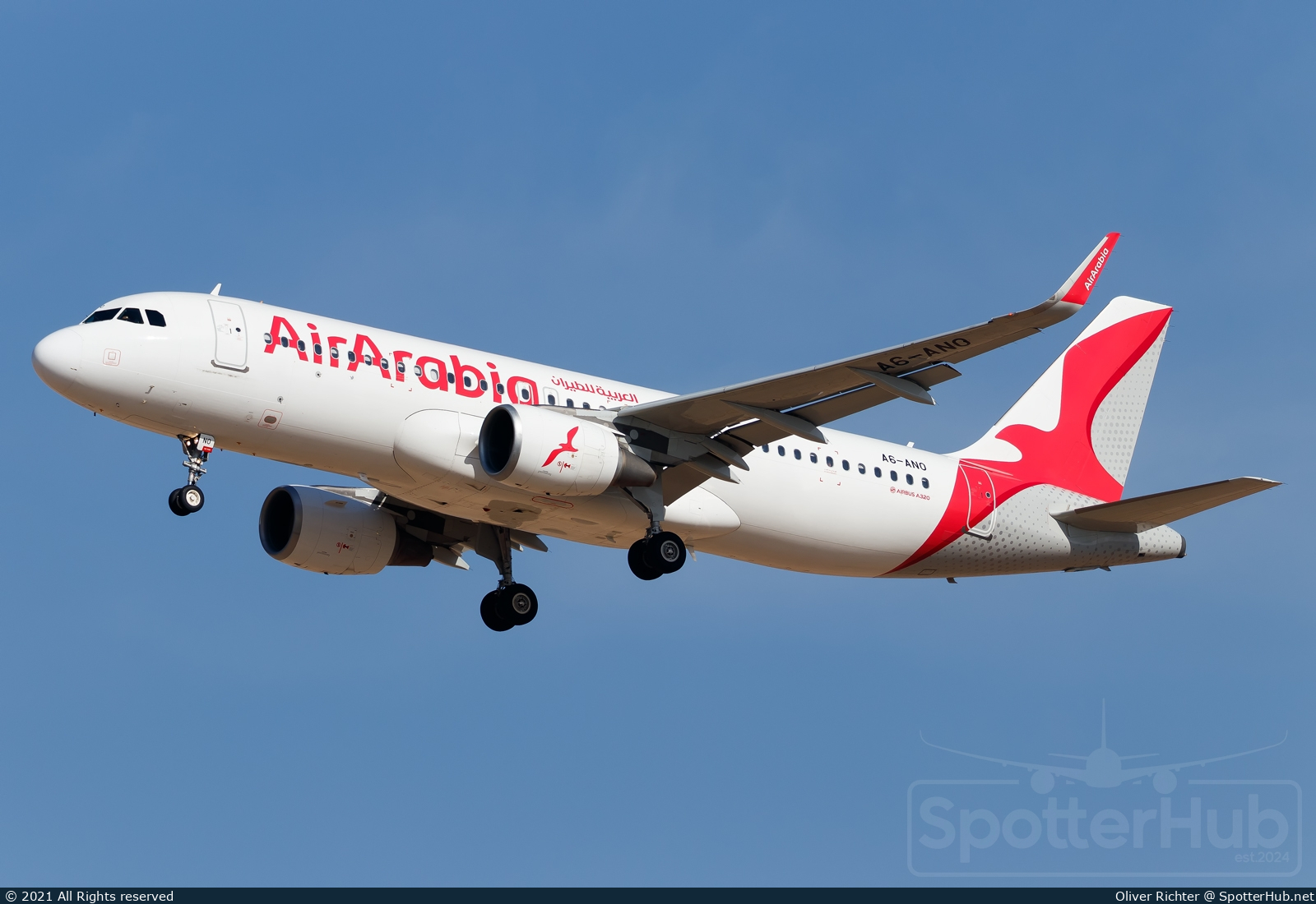 Photo of A6-ANO - Airbus A320-214 operated by Air Arabia