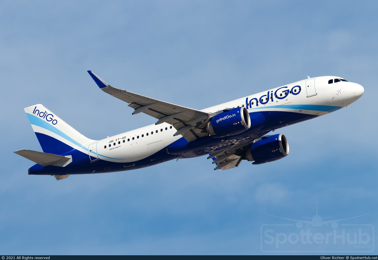 Photo of VT-IID - Airbus A320-251N operated by IndiGo