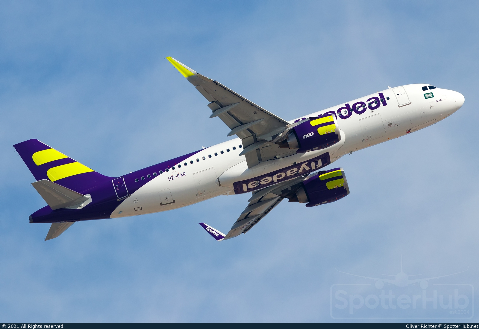 Photo of HZ-FAR - Airbus A320-251N operated by flyadeal
