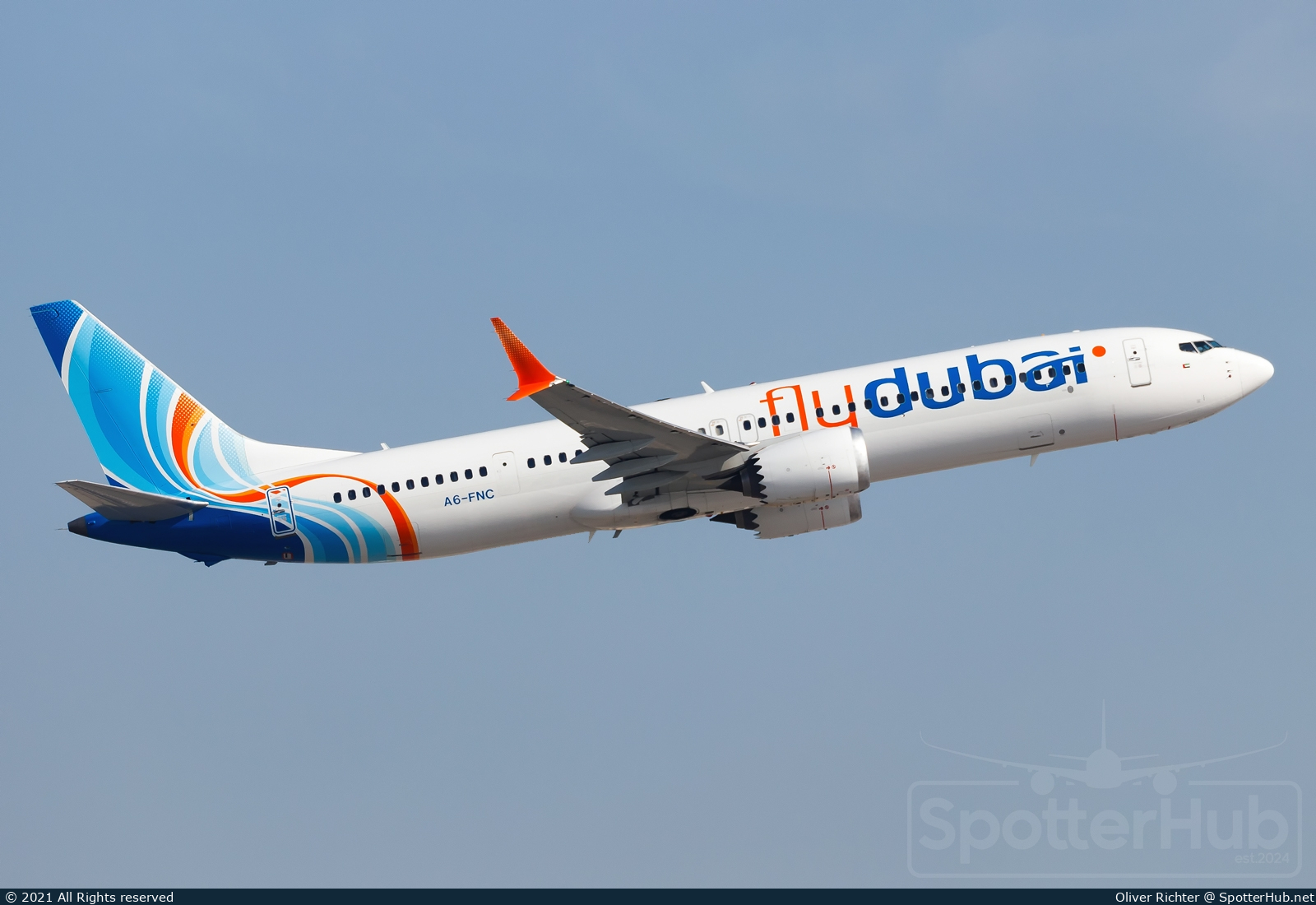 Photo of A6-FNC - Boeing 737 MAX 9 operated by flydubai