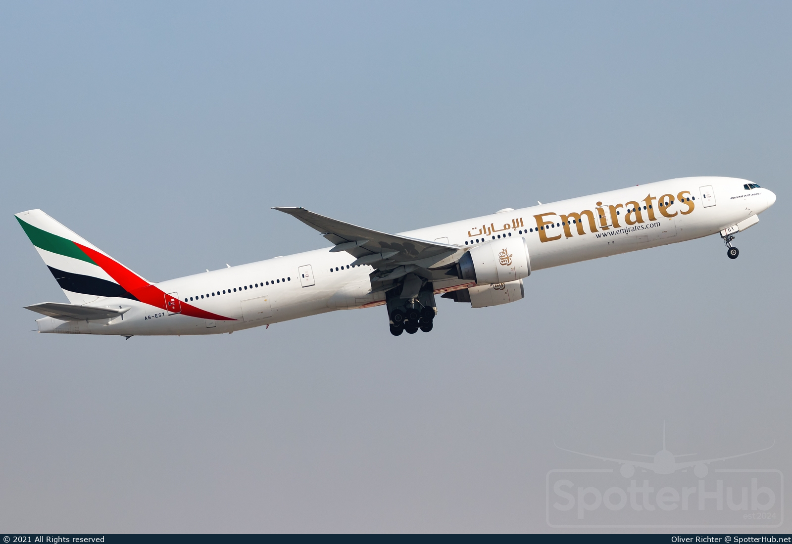 Photo of A6-EGY - Boeing 777-31H(ER) operated by Emirates
