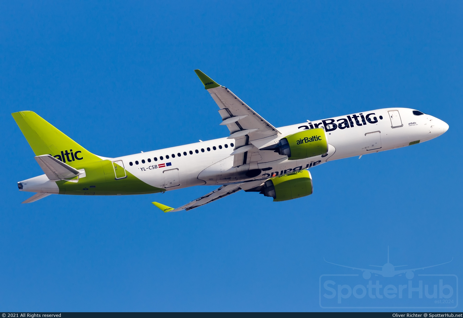 Photo of YL-CSB - Airbus A220-300 operated by airBaltic
