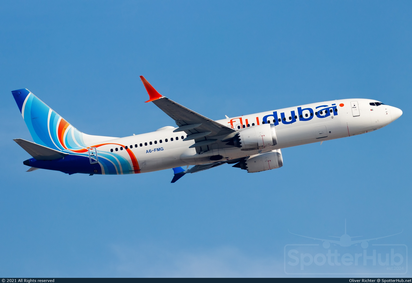 Photo of A6-FMG - Boeing 737 MAX 8 operated by flydubai