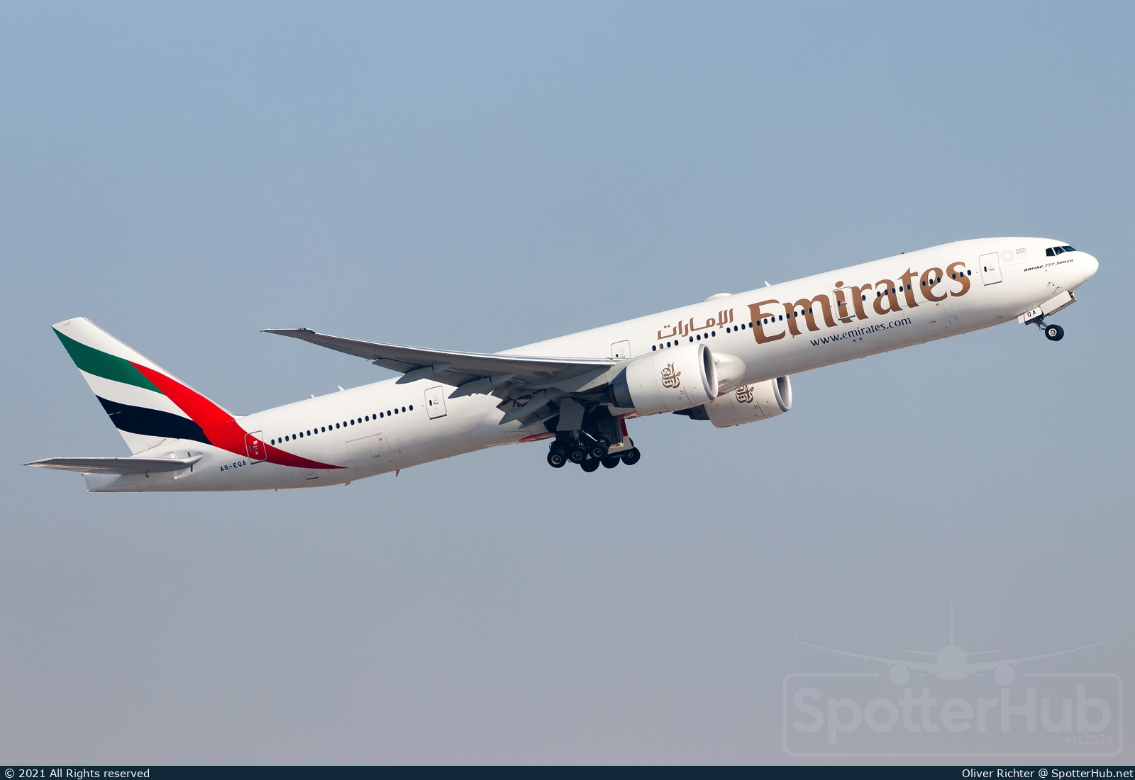 Photo of A6-EQA - Boeing 777-31H(ER) operated by Emirates