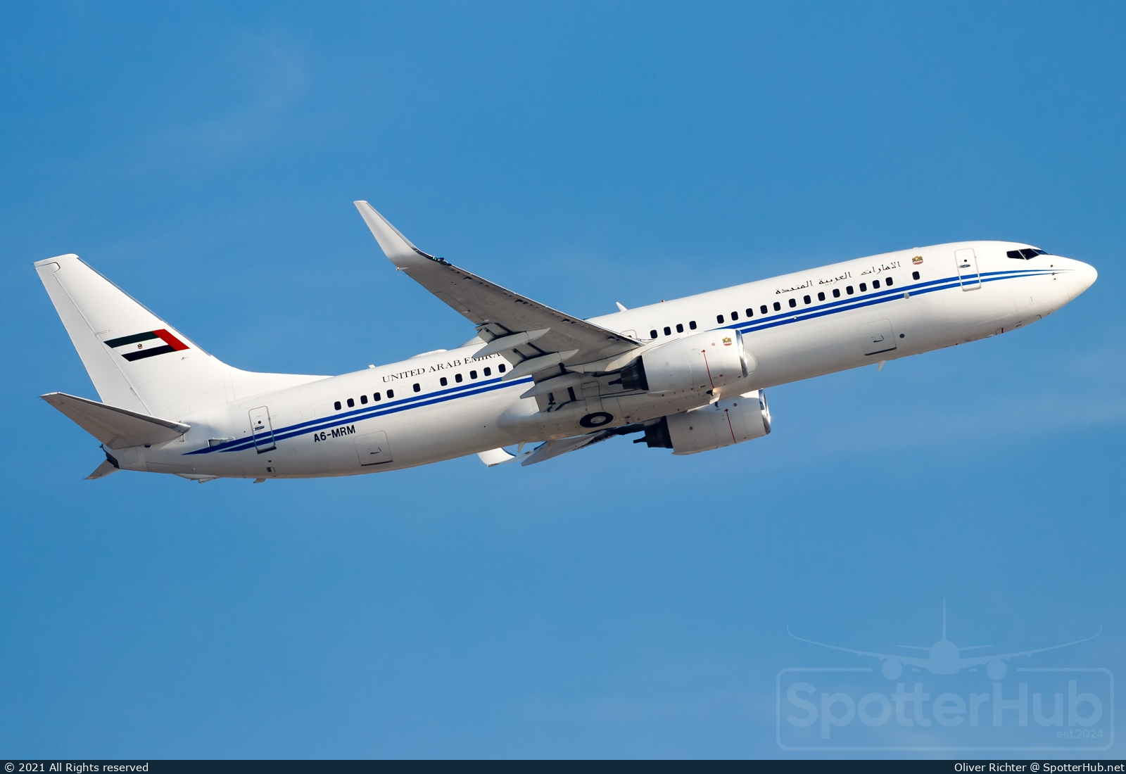 Photo of A6-MRM - Boeing 737-8EC(BBJ2) operated by Dubai Royal Air Wing
