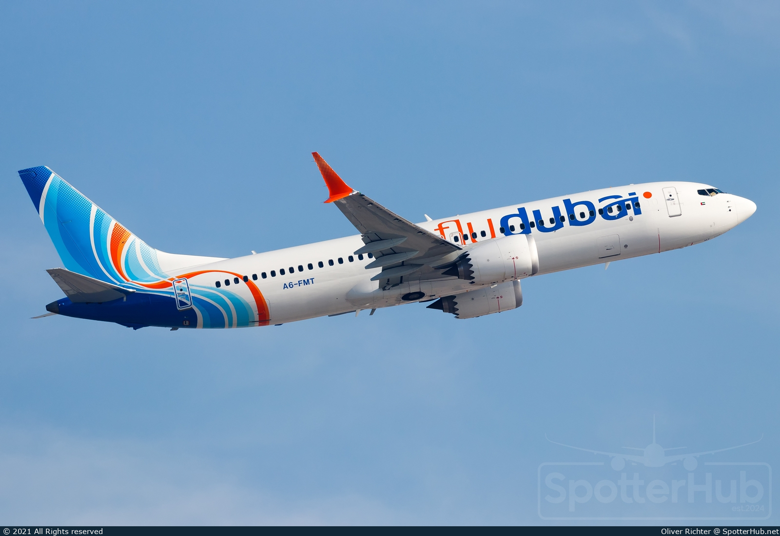 Photo of A6-FMT - Boeing 737 MAX 8 operated by flydubai