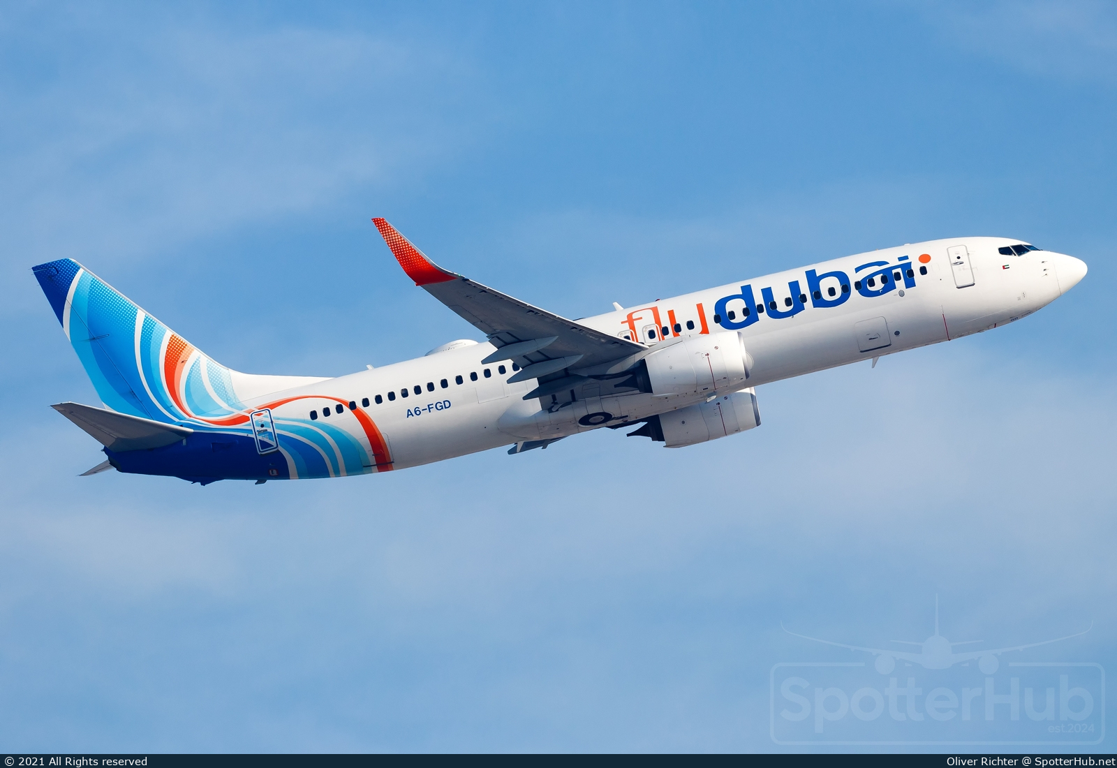 Photo of A6-FGD - Boeing 737-8KN operated by flydubai
