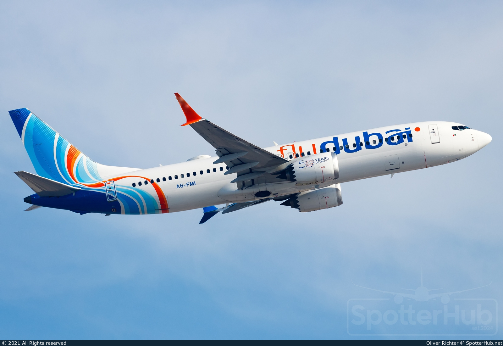 Photo of A6-FMI - Boeing 737 MAX 8 operated by flydubai