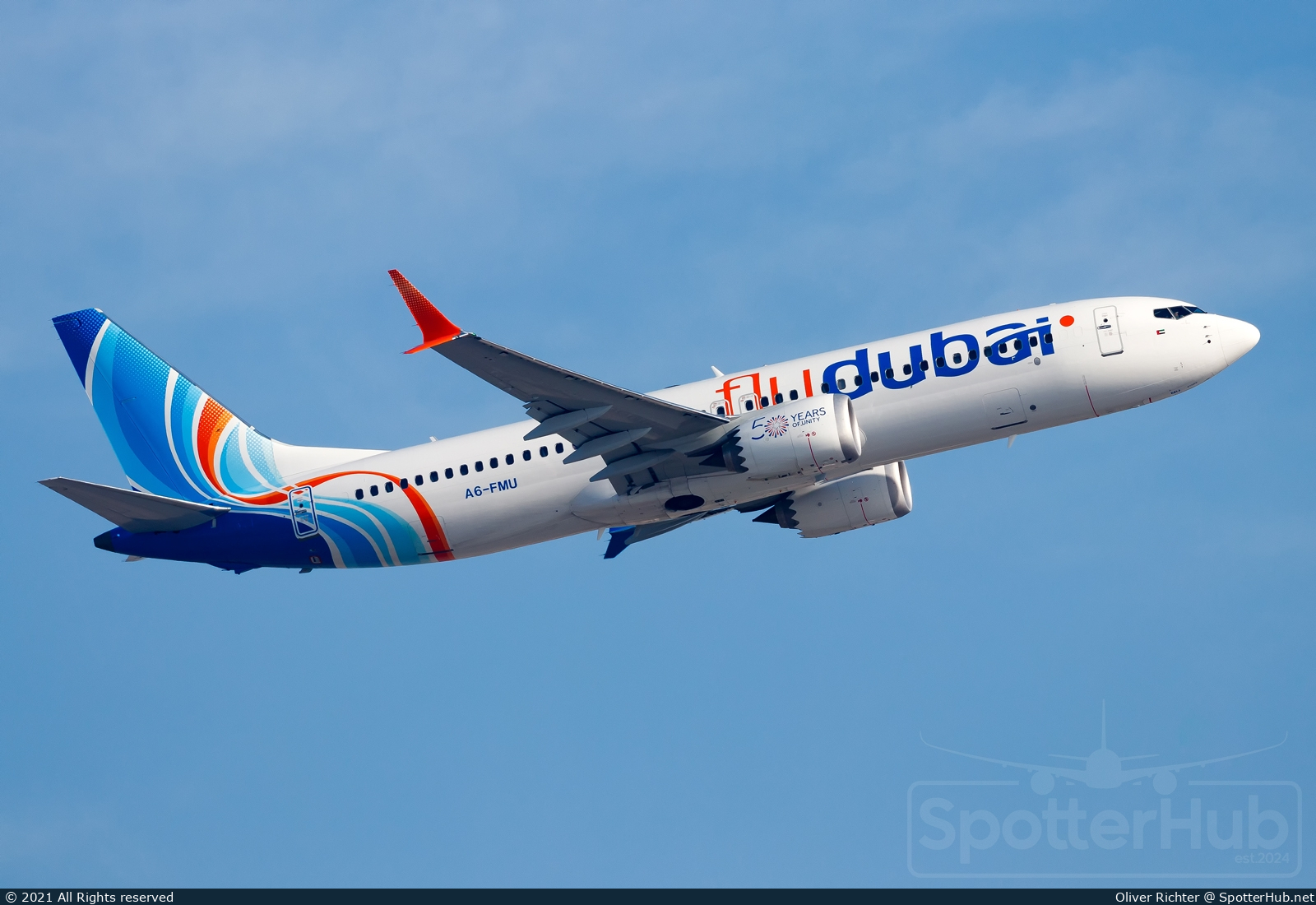 Photo of A6-FMU - Boeing 737 MAX 8 operated by flydubai