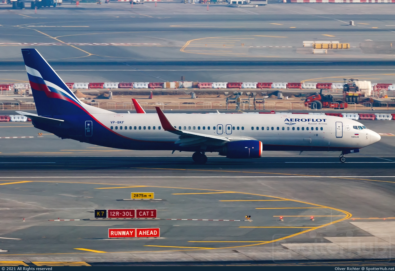 Photo of VP-BKF - Boeing 737-8MC operated by Aeroflot