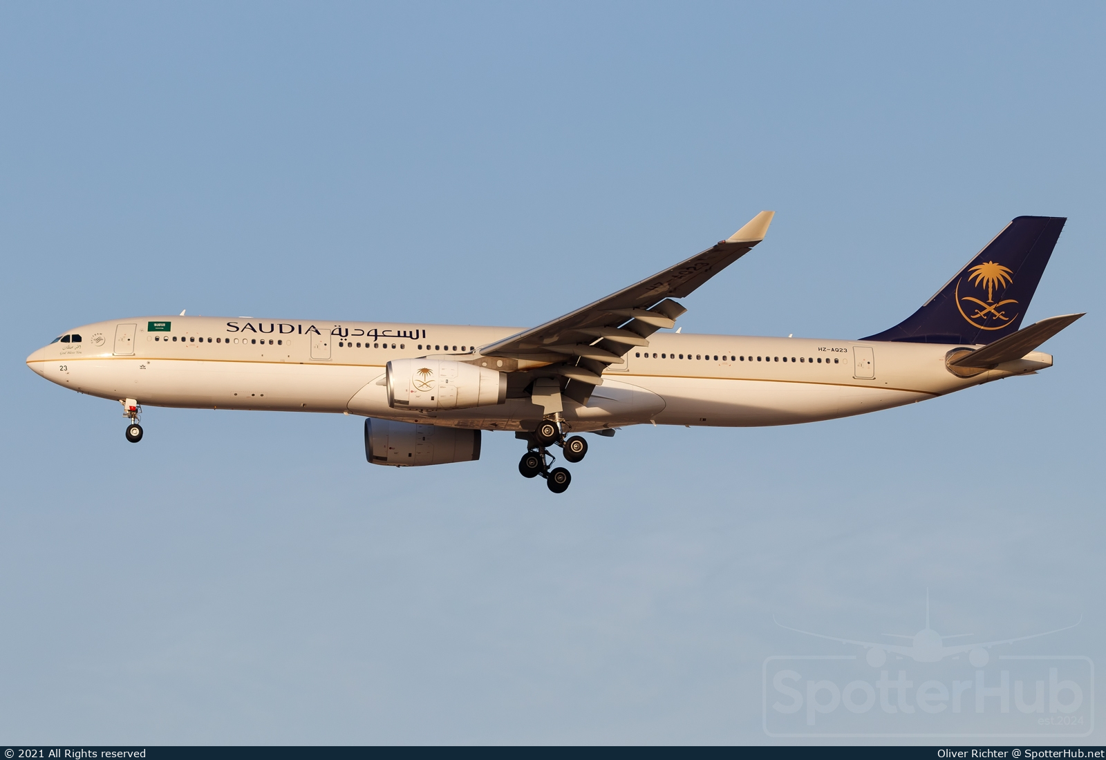 Photo of HZ-AQ23 - Airbus A330-343 operated by Saudia