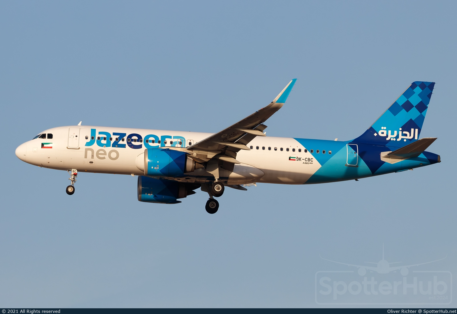 Photo of 9K-CBC - Airbus A320-251N operated by Jazeera Airways
