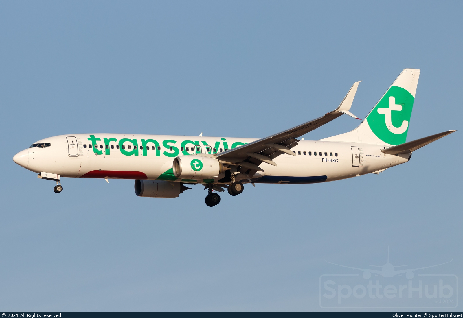 Photo of PH-HXG - Boeing 737-8K2 operated by Transavia