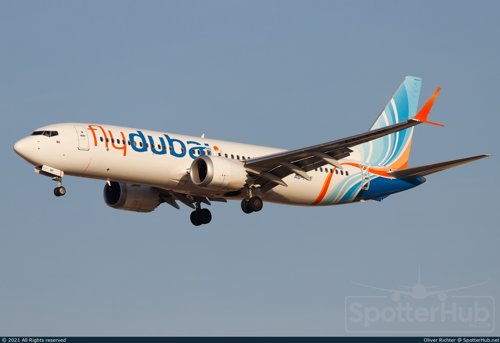 Photo of A6-FMF - Boeing 737 MAX 8 operated by flydubai