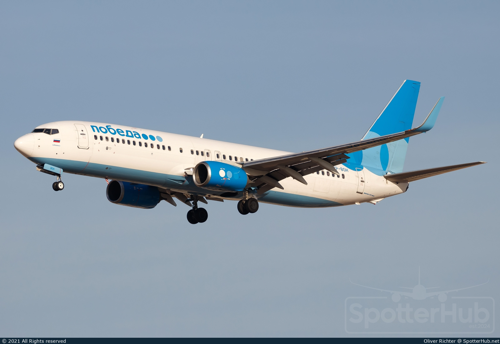 Photo of VP-BOH - Boeing 737-8LJ operated by Pobeda