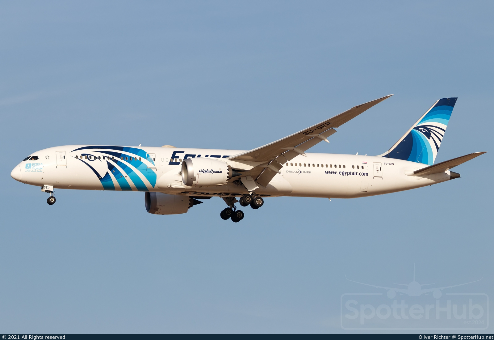 Photo of SU-GER - Boeing 787-9 Dreamliner operated by Egyptair