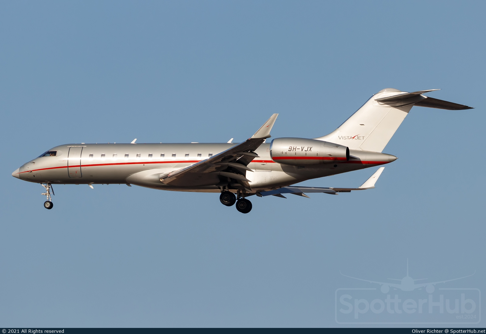 Photo of 9H-VJX - Bombardier Global 6000 operated by VistaJet