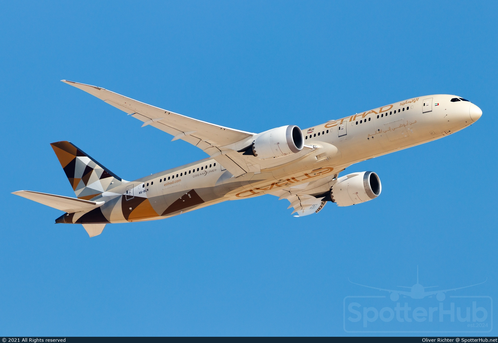 Photo of A6-BLM - Boeing 787-9 Dreamliner operated by Etihad Airways