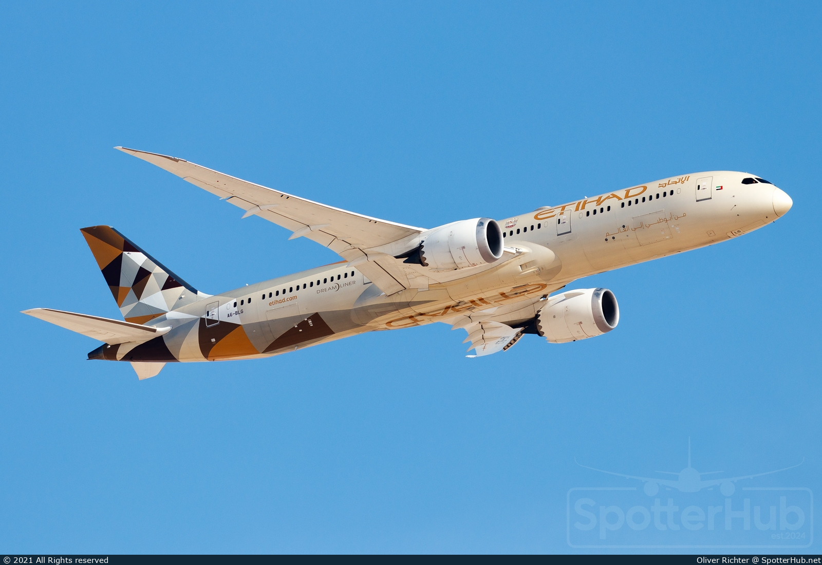Photo of A6-BLG - Boeing 787-9 Dreamliner operated by Etihad Airways