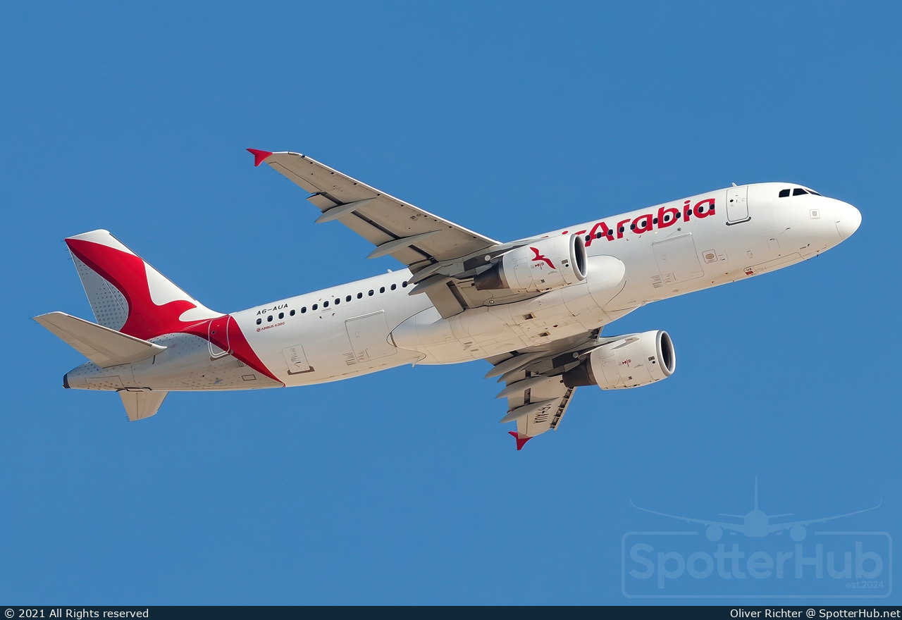 Photo of A6-AUA - Airbus A320-214 operated by Air Arabia Abu Dhabi