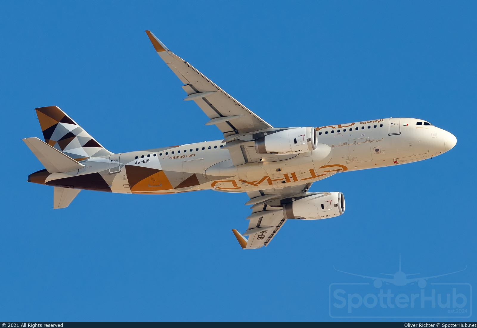 Photo of A6-EIS - Airbus A320-232 operated by Etihad Airways