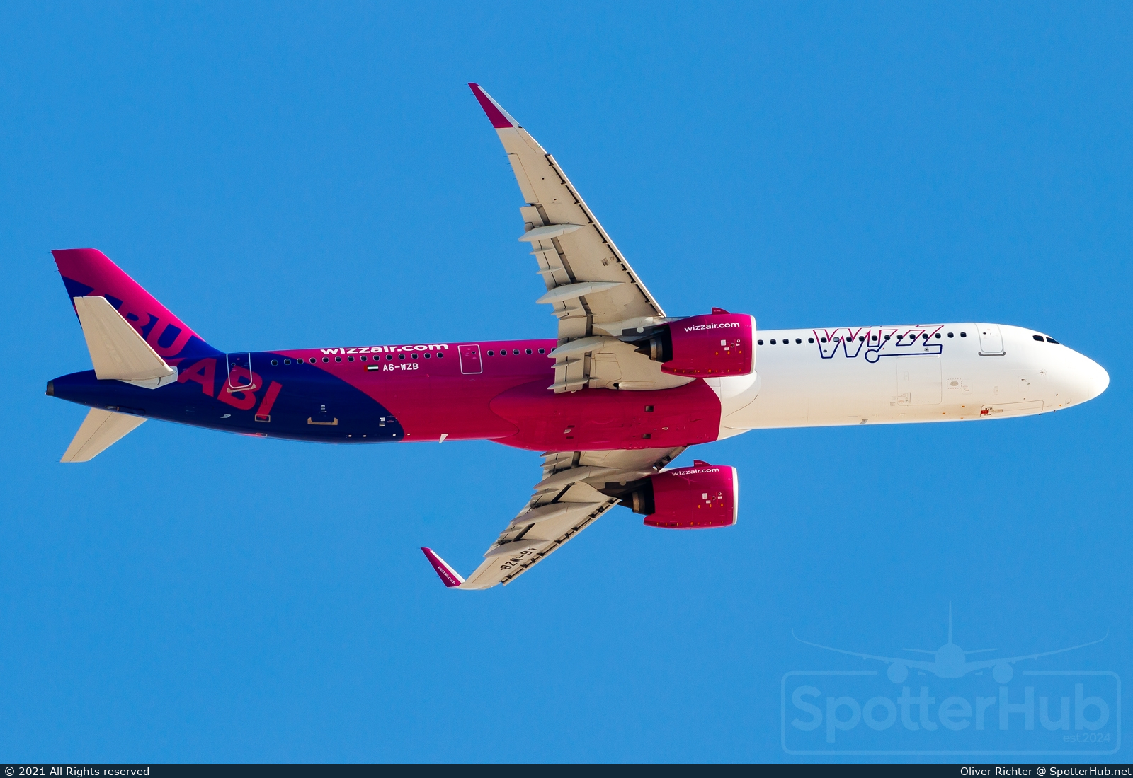 Photo of A6-WZB - Airbus A321-271NX operated by Wizz Air Abu Dhabi