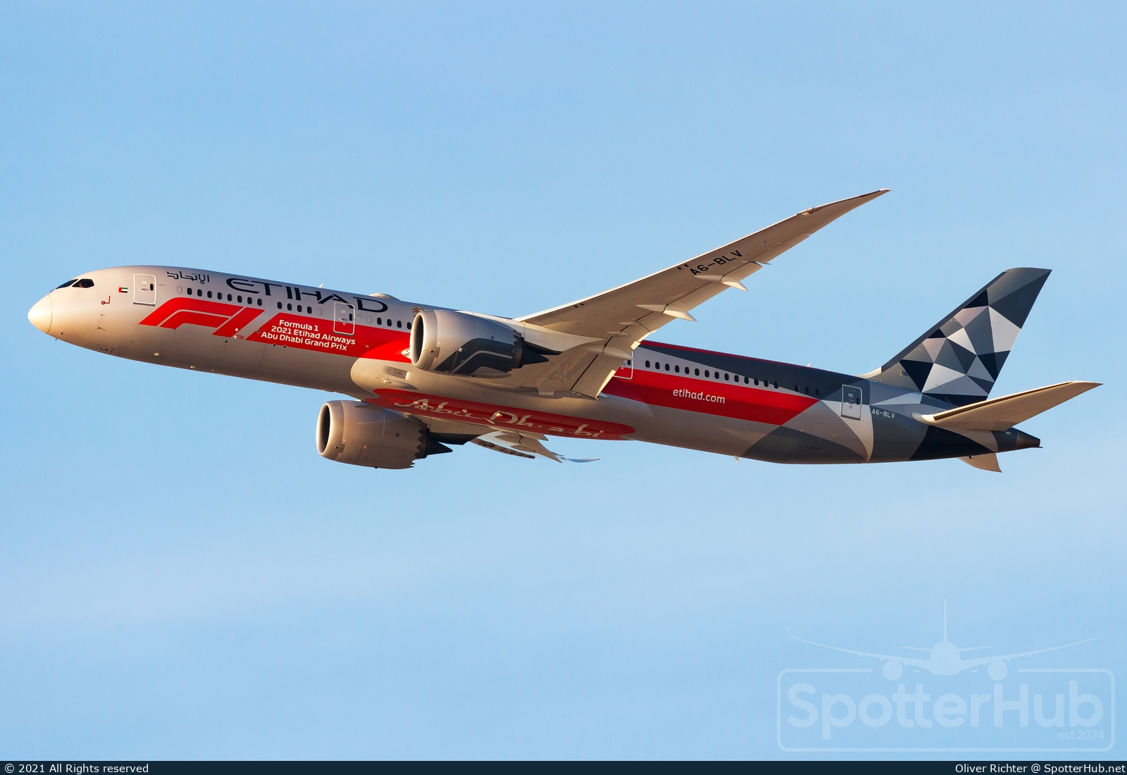 Photo of A6-BLV - Boeing 787-9 Dreamliner operated by Etihad Airways