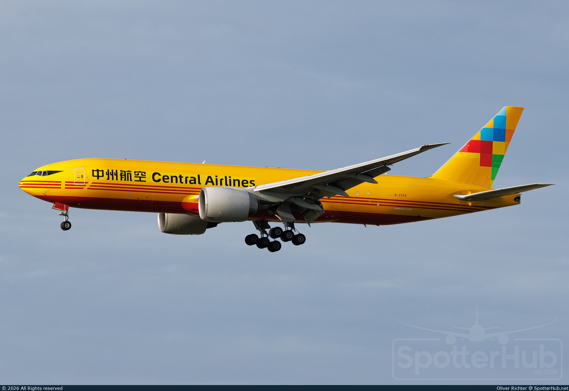 Photo of B-22AE - Boeing 777-F6N operated by China Central Airlines