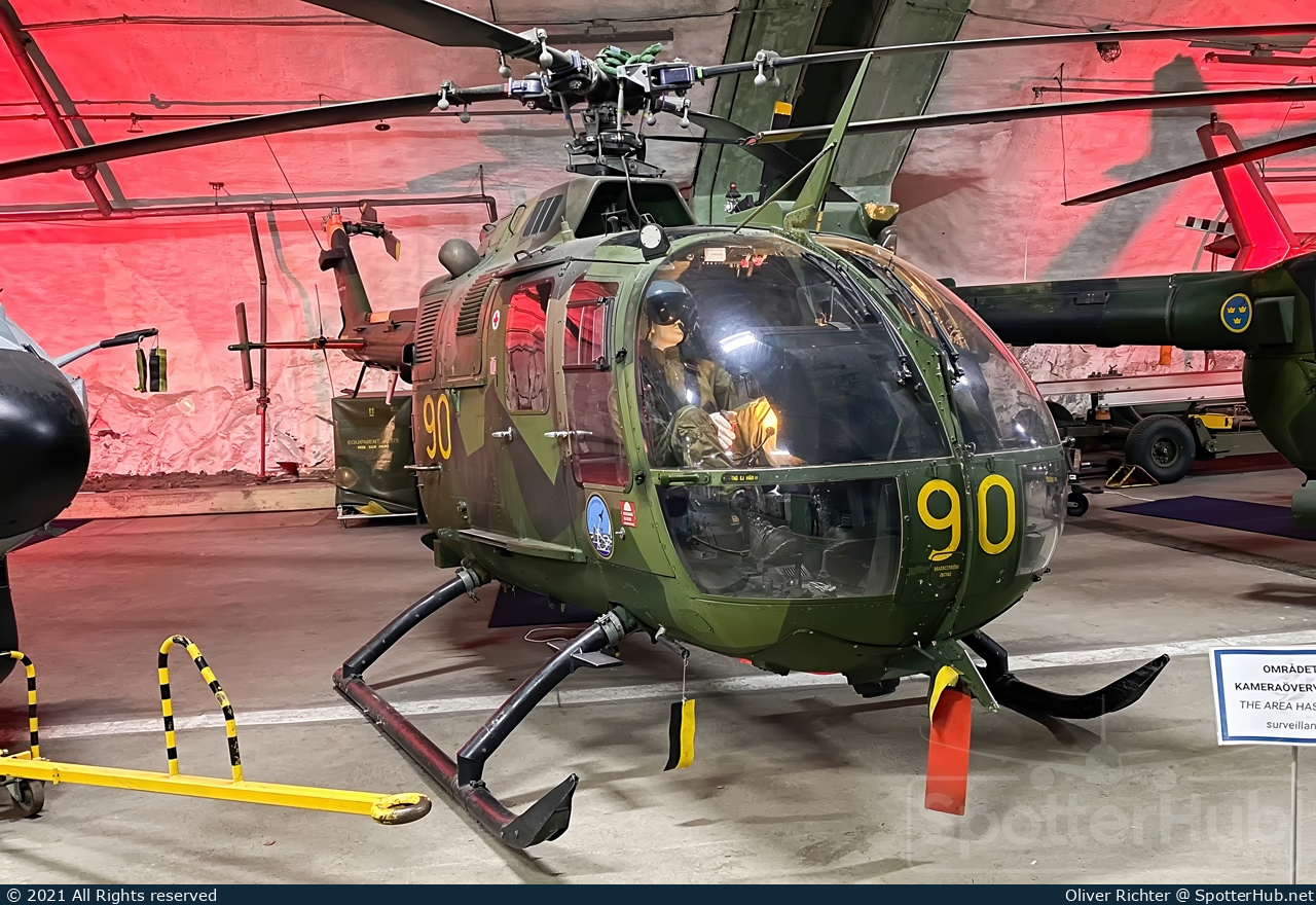 Photo of 09221 - MBB Hkp 9A [Bo 105] operated by Swedish Army