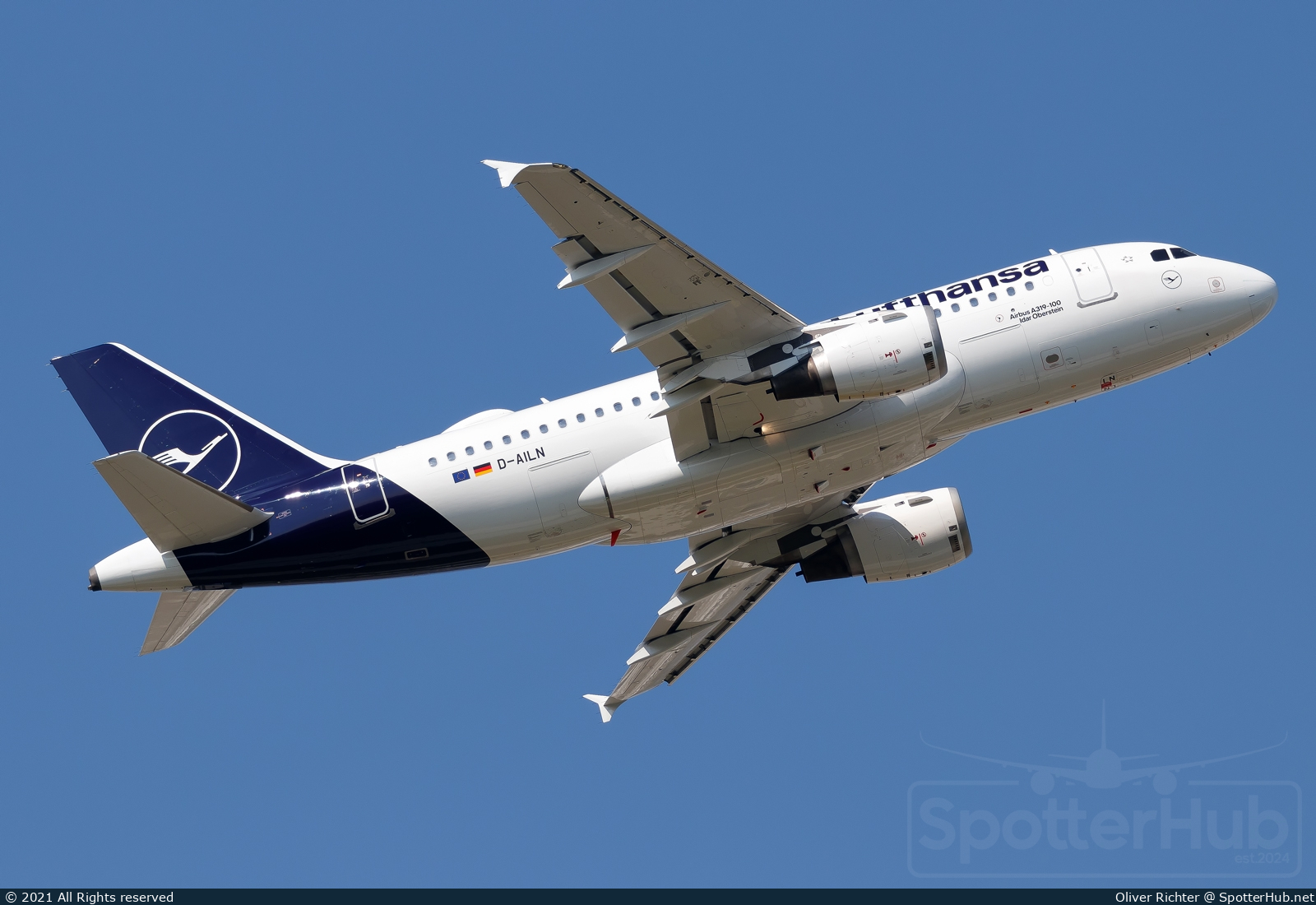Photo of D-AILN - Airbus A319-114 operated by Lufthansa