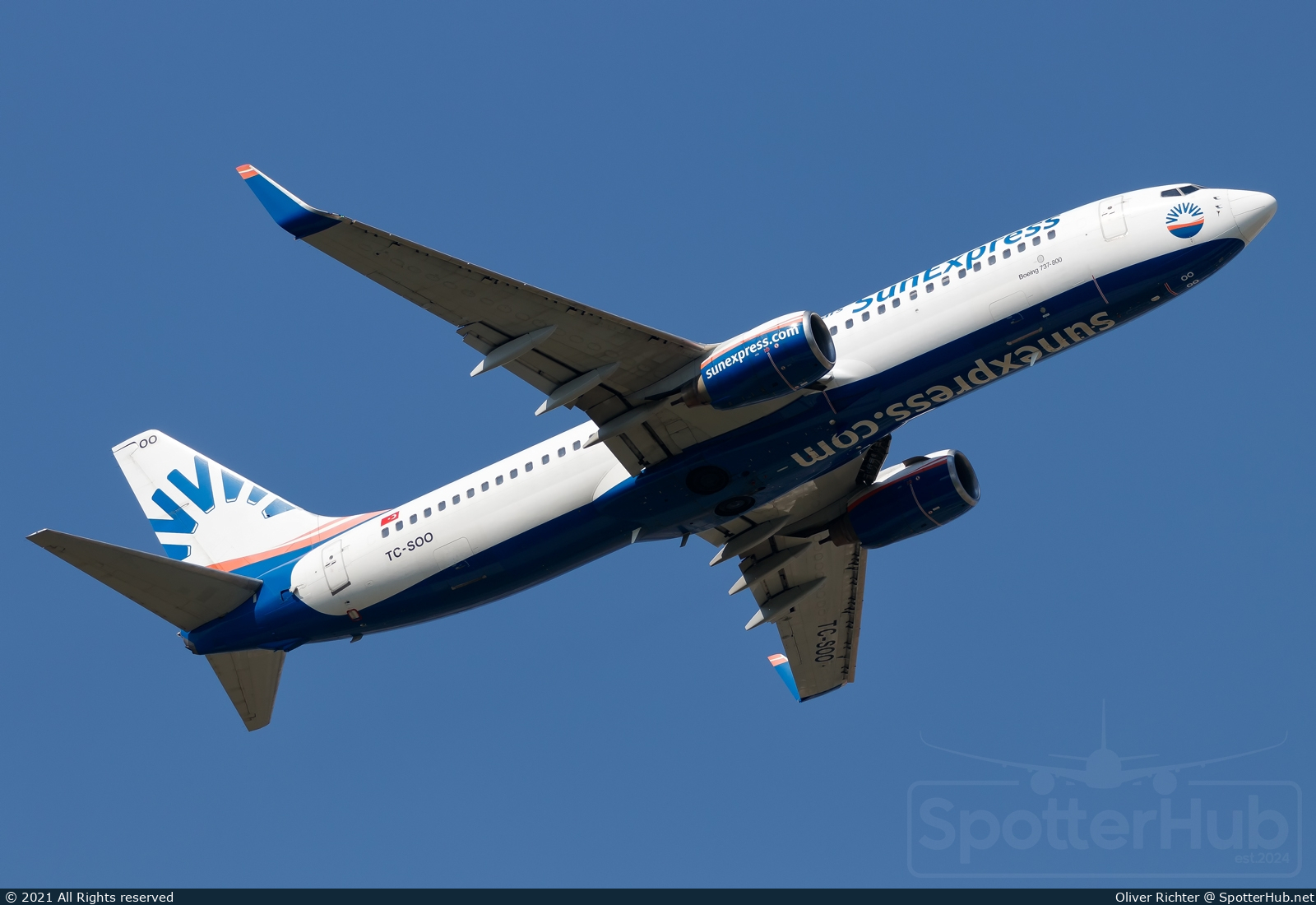 Photo of TC-SOO - Boeing 737-8AS operated by SunExpress