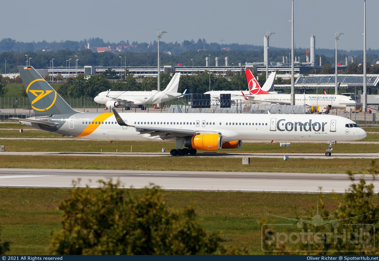 Photo of D-ABOM - Boeing 757-330 operated by Condor