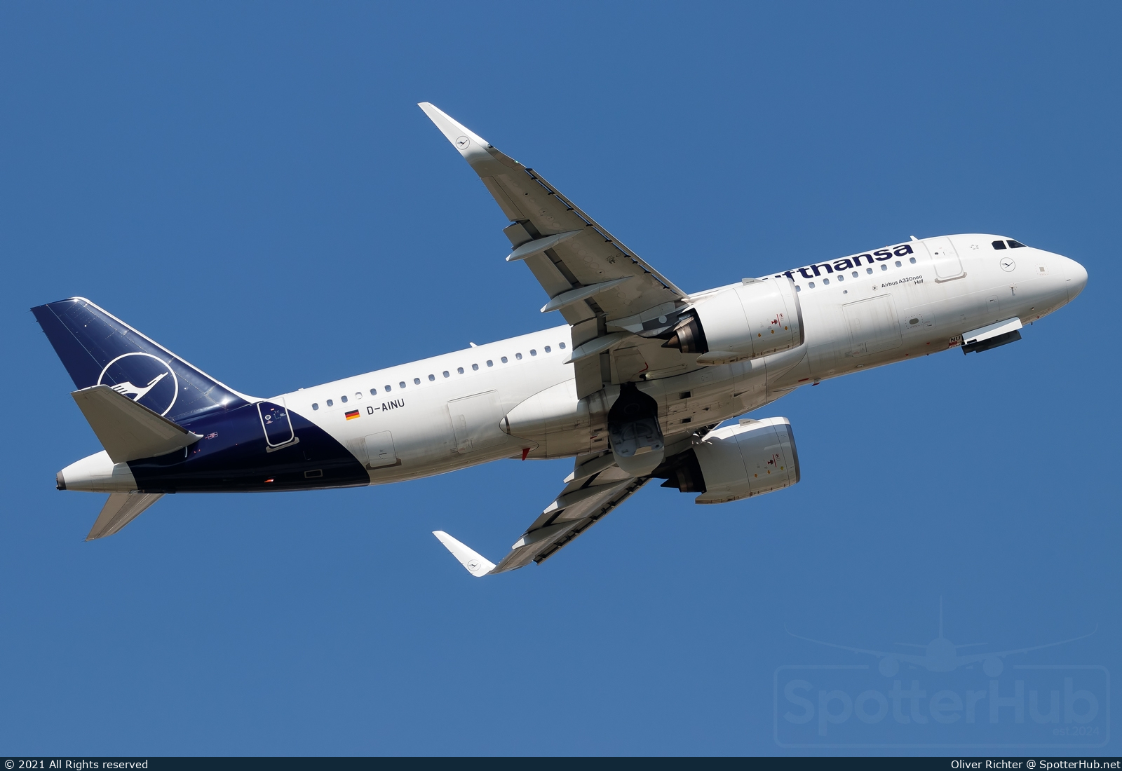 Photo of D-AINU - Airbus A320-271N operated by Lufthansa