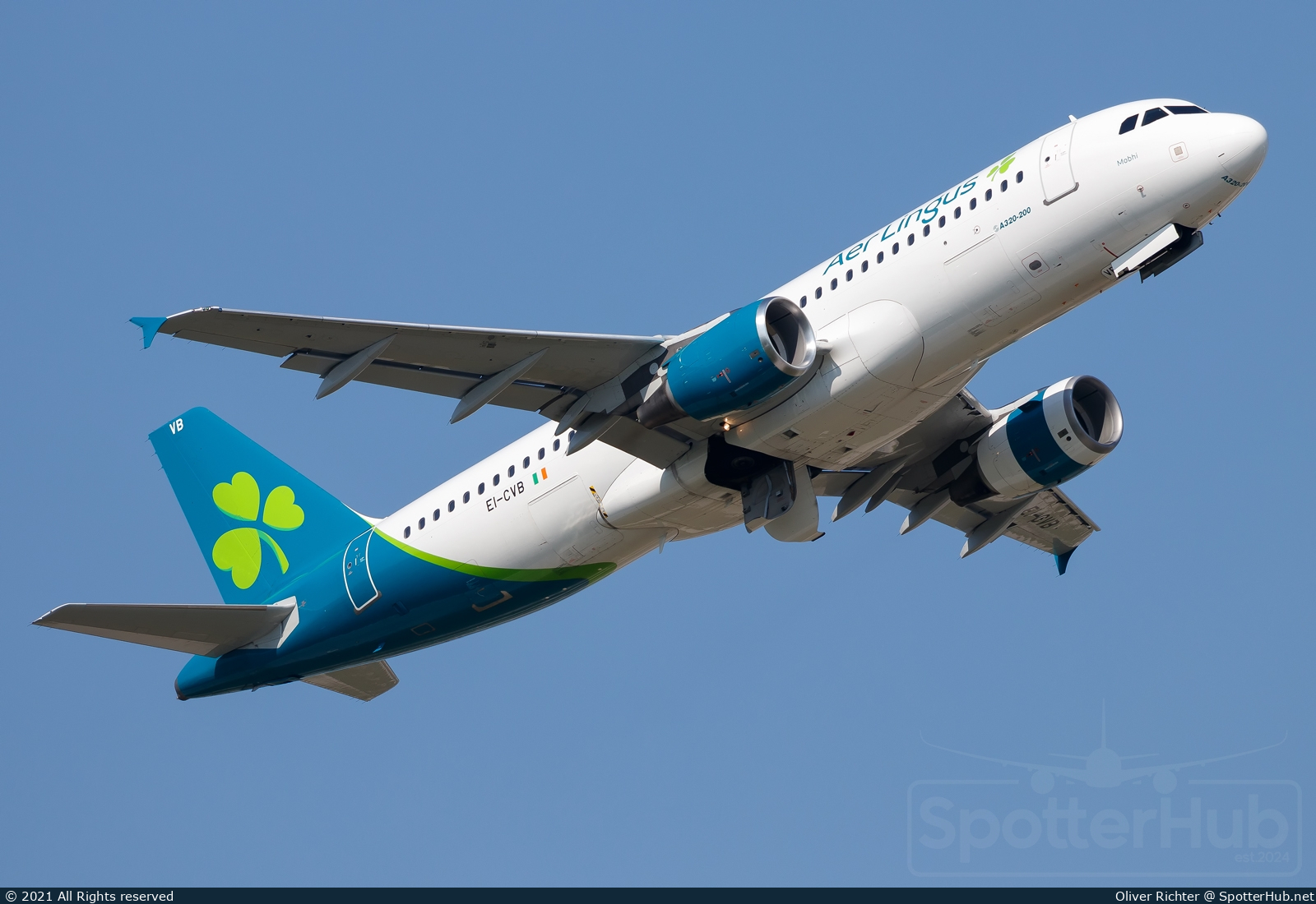 Photo of EI-CVB - Airbus A320-214 operated by Aer Lingus