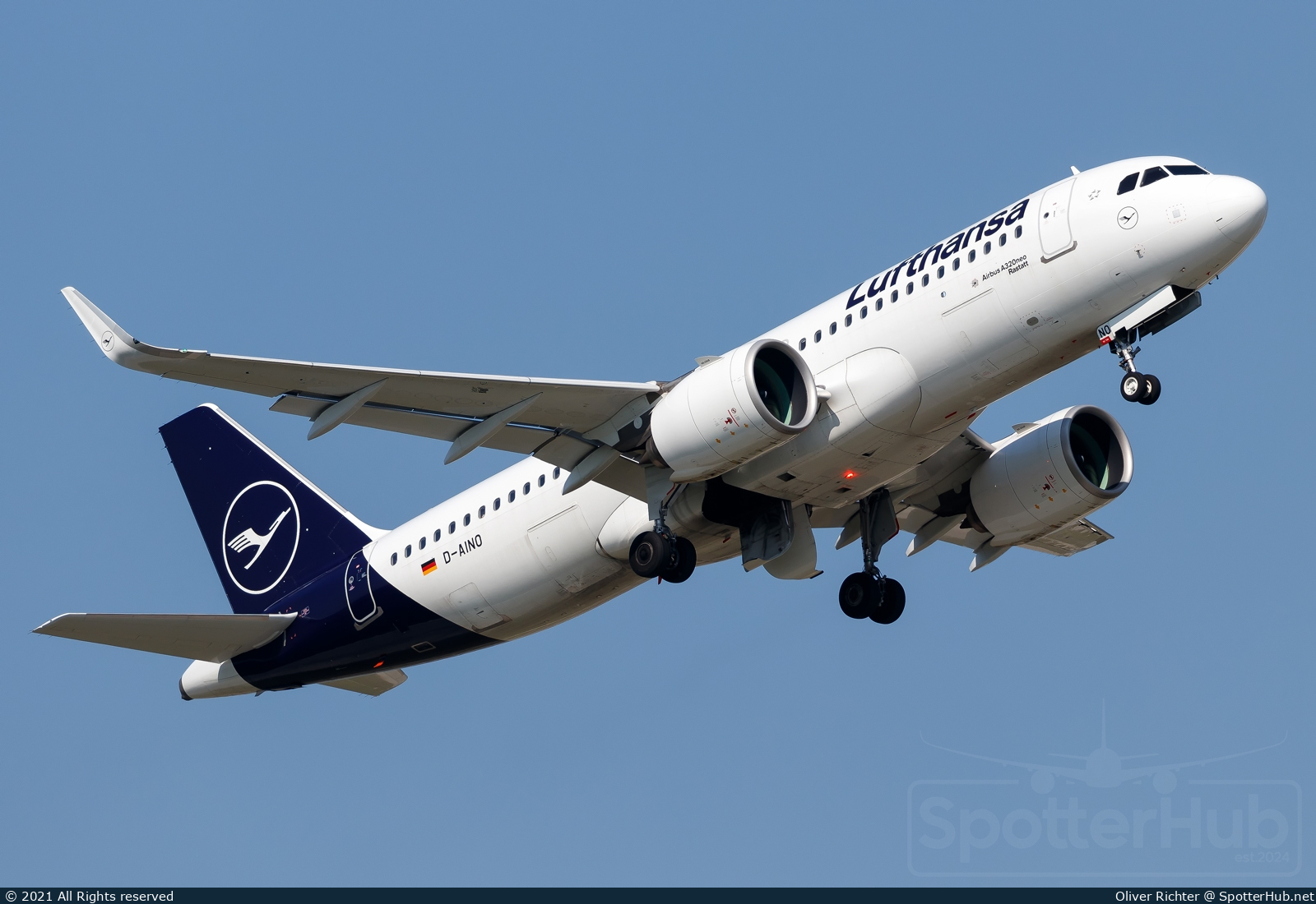 Photo of D-AINO - Airbus A320-271N operated by Lufthansa