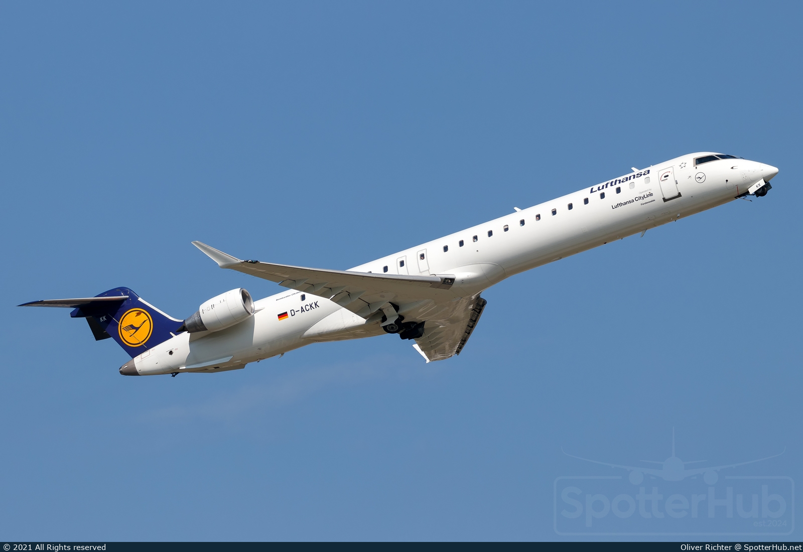 Photo of D-ACKK - Bombardier CRJ-900LR operated by Lufthansa CityLine
