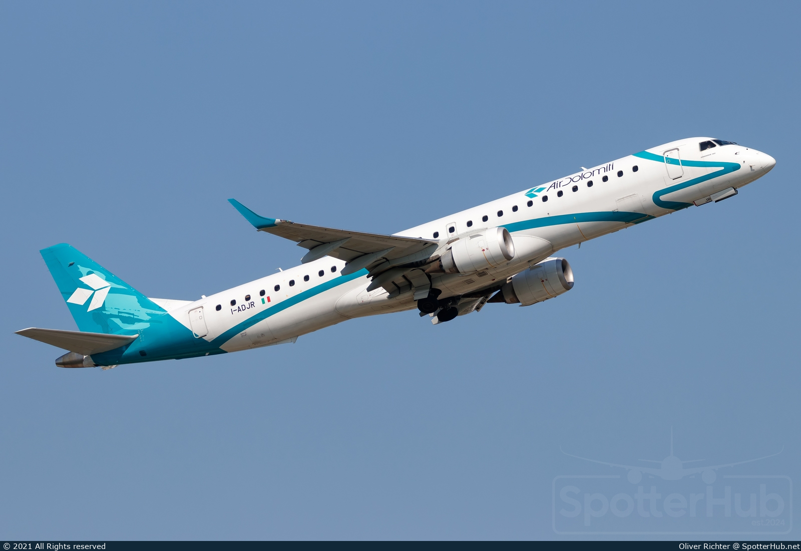 Photo of I-ADJR - Embraer ERJ-195LR operated by Air Dolomiti