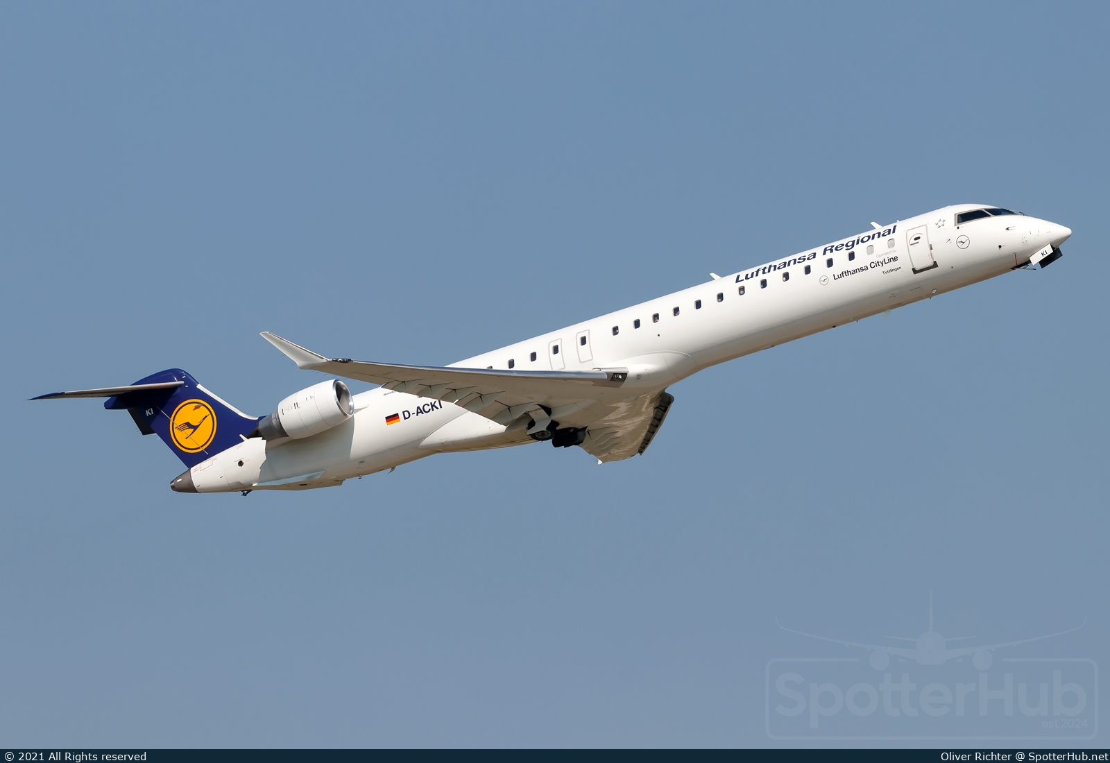 Photo of D-ACKI - Bombardier CRJ-900LR operated by Lufthansa CityLine