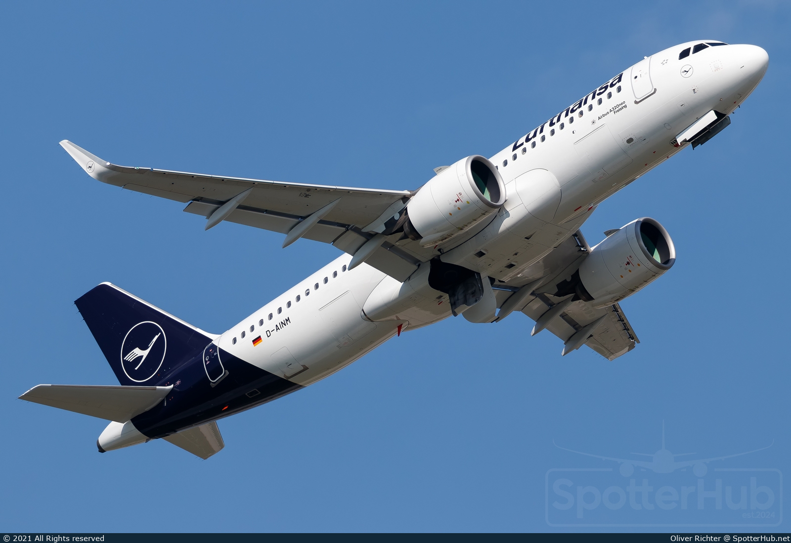 Photo of D-AINM - Airbus A320-271N operated by Lufthansa