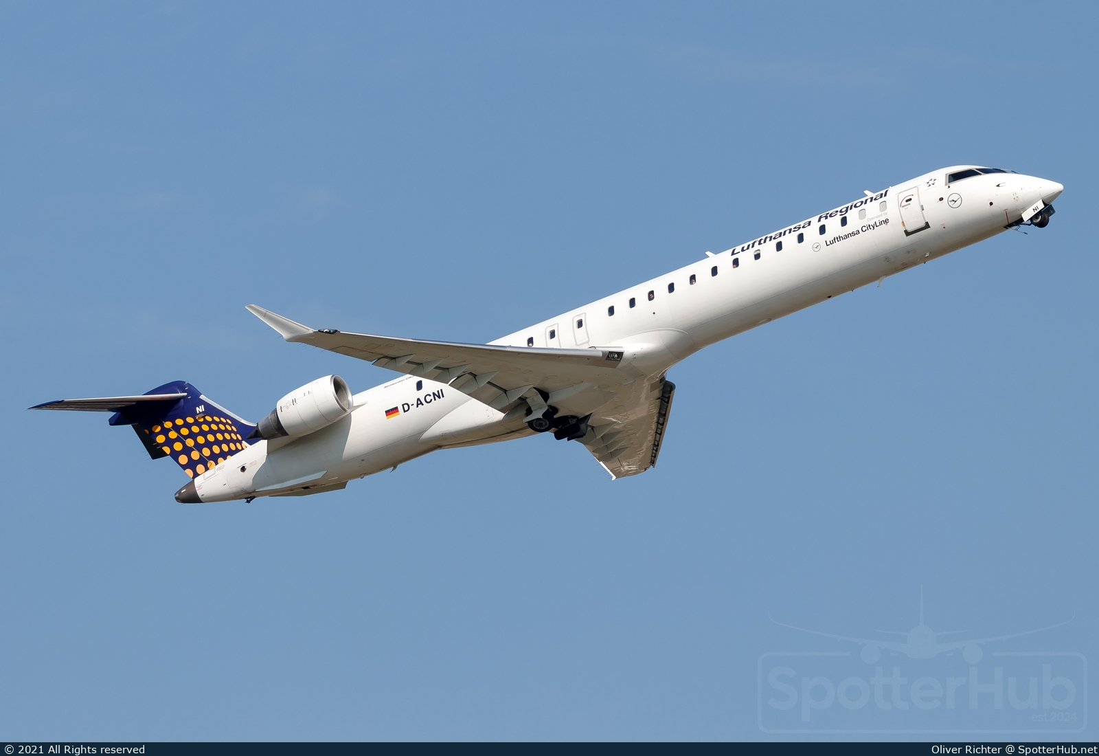 Photo of D-ACNI - Bombardier CRJ-900LR operated by Lufthansa CityLine